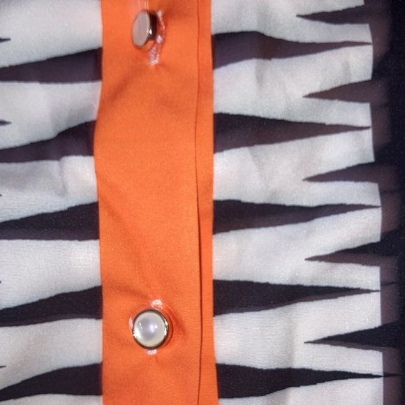 Exotic 2 piece set long sleeve blouse with high waist wide leg pants - Picture 5 of 15